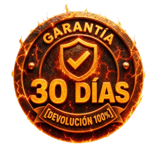 Garantía de 30 días con devolución del 100%